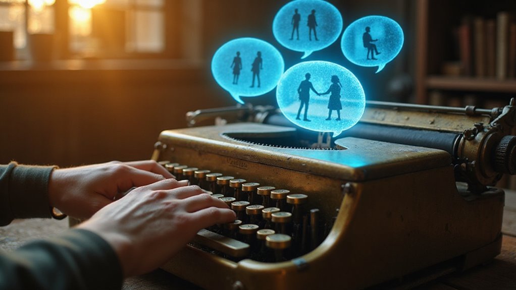 authentic dialogue writing tool